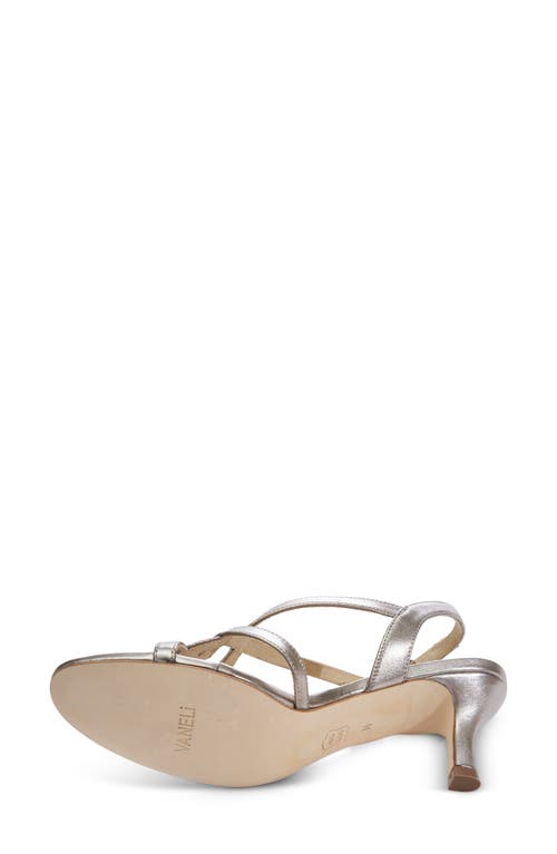 Vaneli Monde Strappy Sandal In Pewter