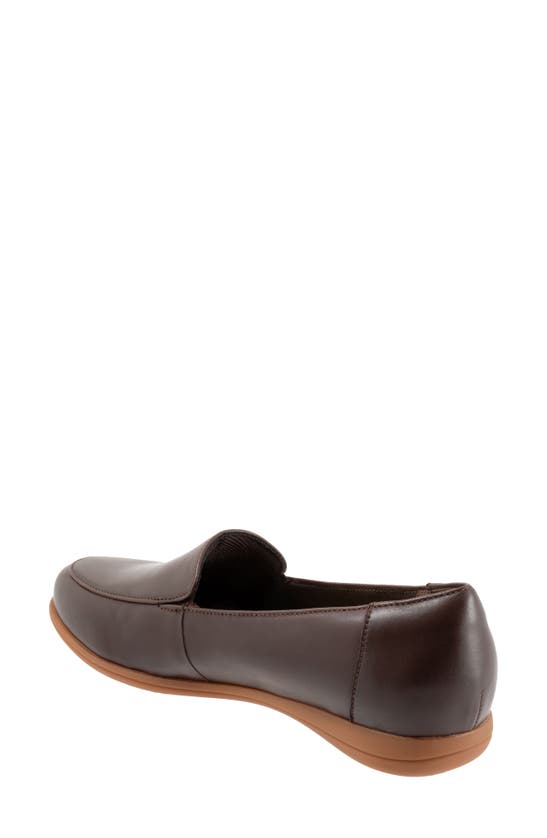Trotters Deanna Flat In Dark Brown