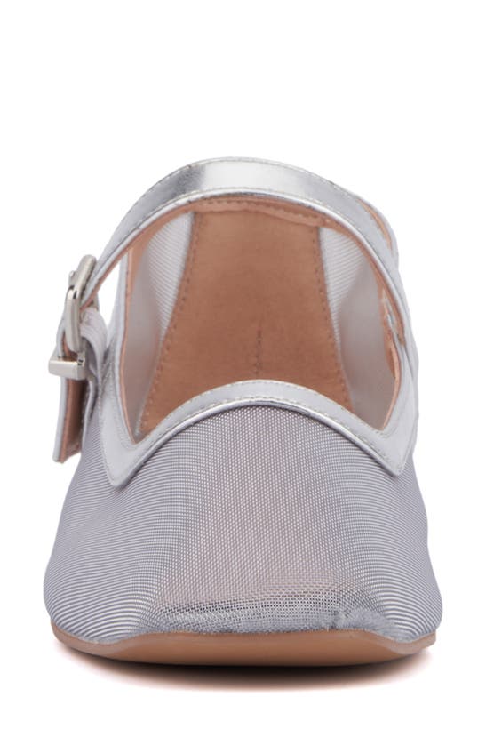 Shop New York And Company Page 2 Mary Jane Ballet Flat In Silver