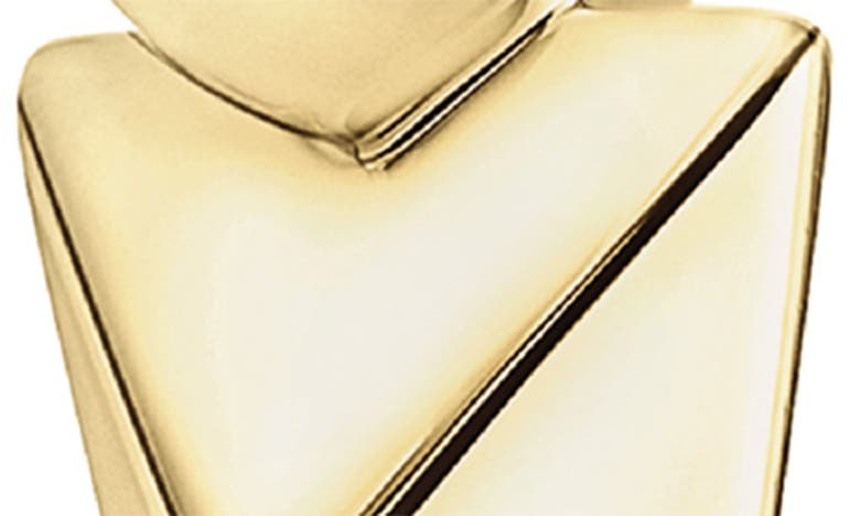 Shop Maria Tash Triple Spike Single Hoop Earring In Yellow Gold