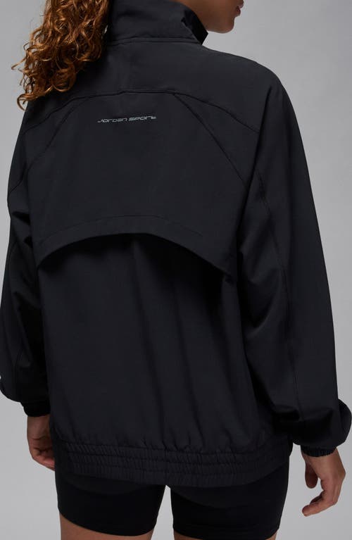 Jordan Sport Dri-fit Woven Jacket In Black/off Noir
