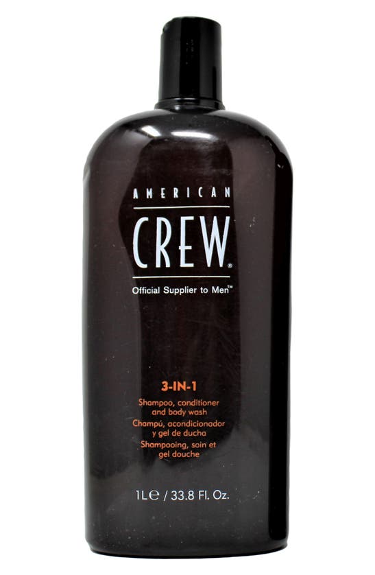 American Crew 3-in-1 Shampoo/conditioner/body Wash In Black
