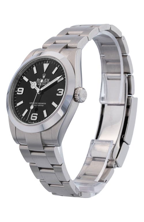 Shop Watchfinder & Co. Rolex  Explorer Bracelet Watch, 40mm In Silver