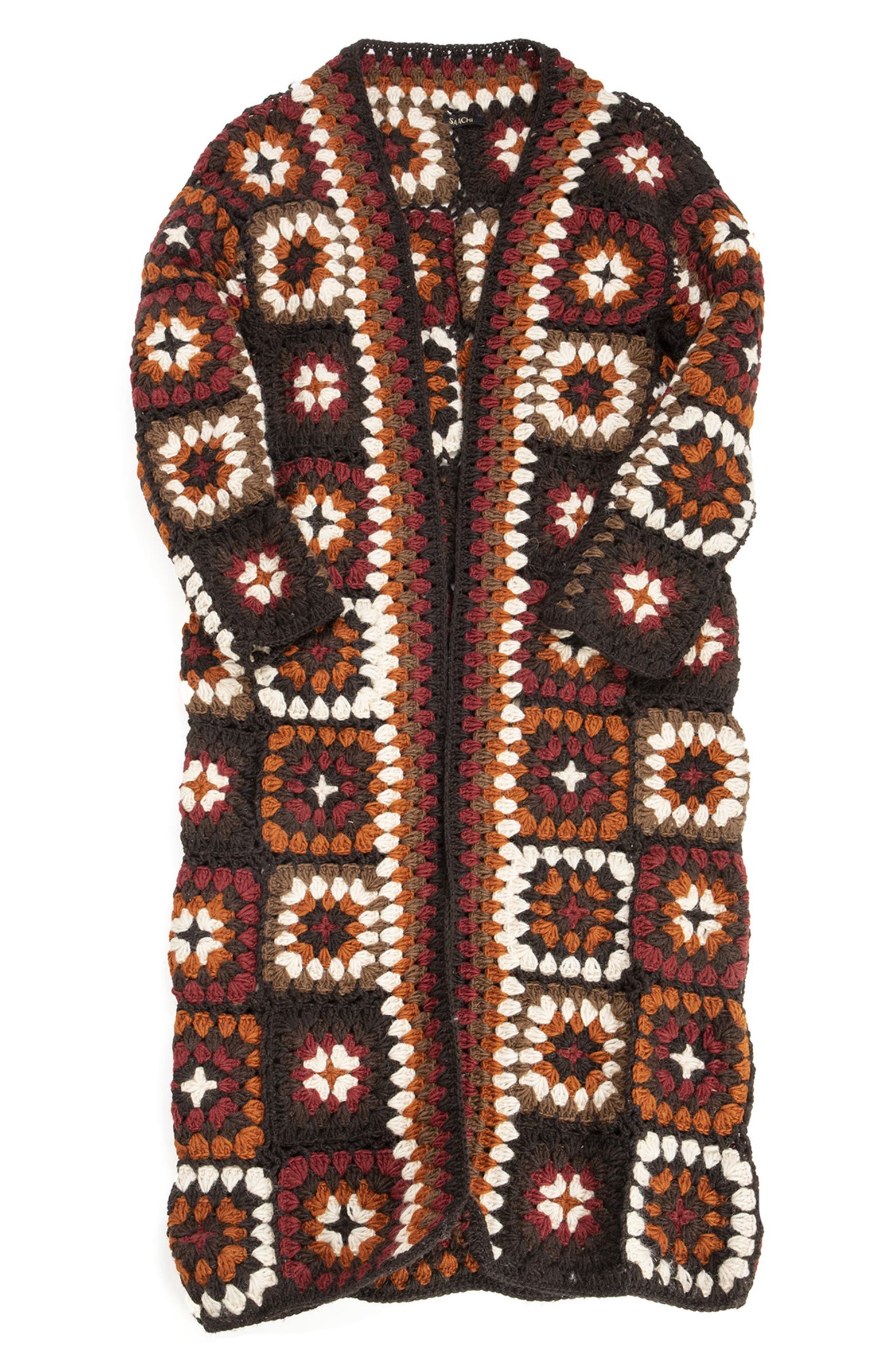 SAACHI Crochet Wool Cardigan | Nordstromrack