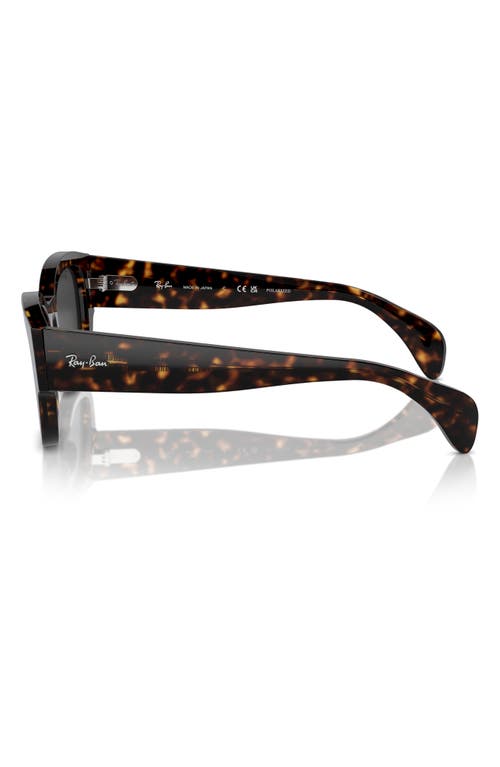 Ray Ban Ray-ban Jorge 52mm Polarized Square Sunglasses In Havana