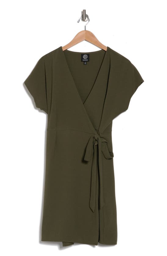 Bobeau crepe sale wrap dress