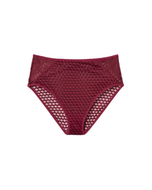 Naia Pietra High Waisted Panties In Dark Brown