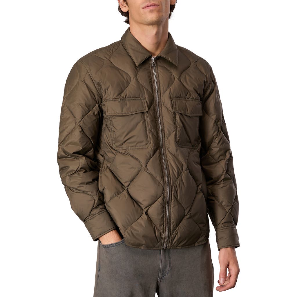 Rag & Bone Dane Quilted Jacket In Gravel