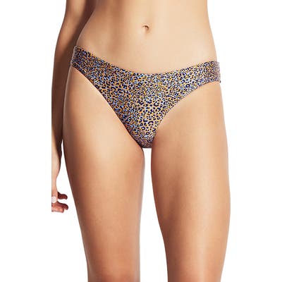 Seafolly Hipster Bikini Bottom, US / 14 AU - Blue