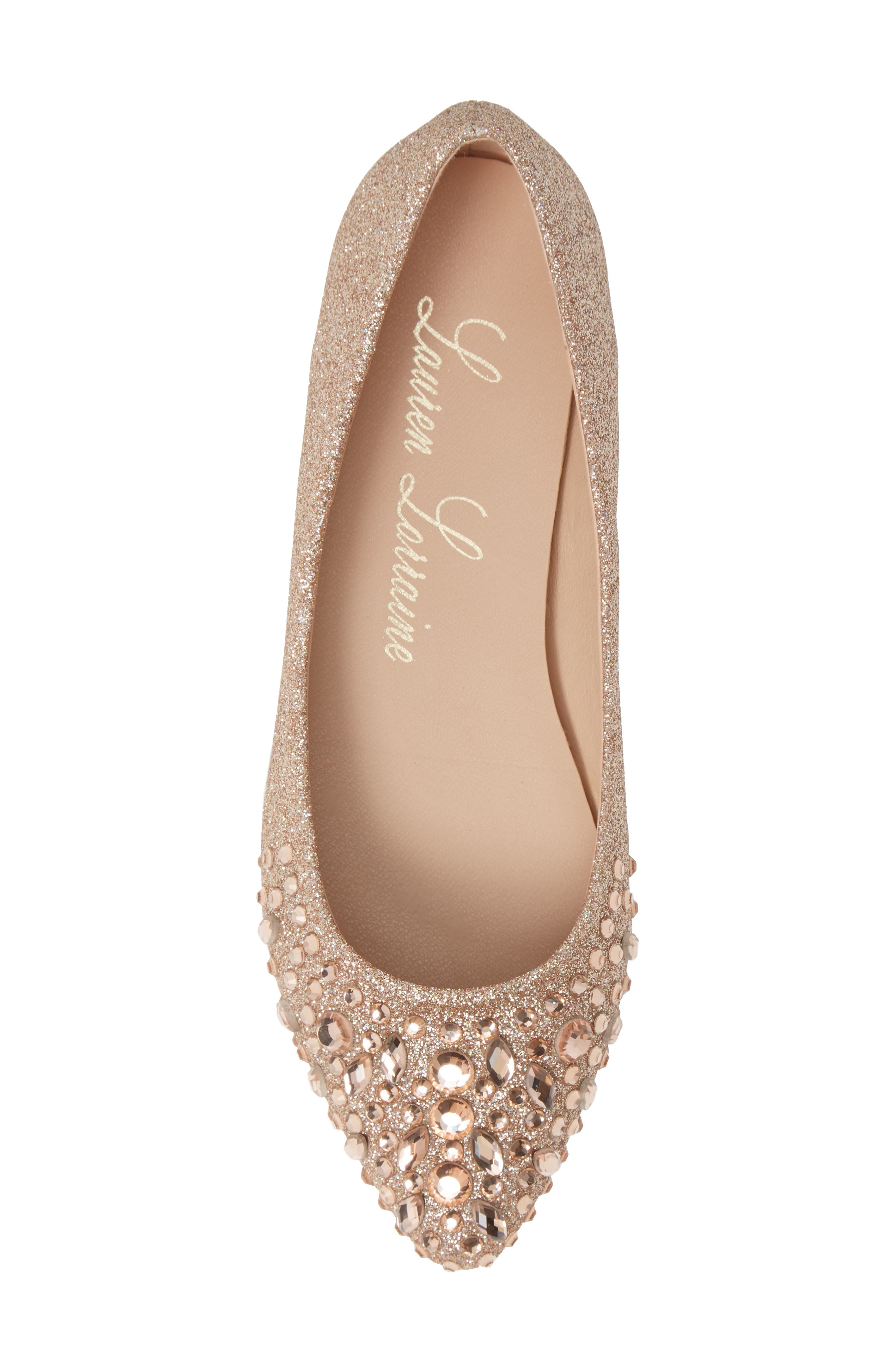 lauren lorraine rose gold shoes