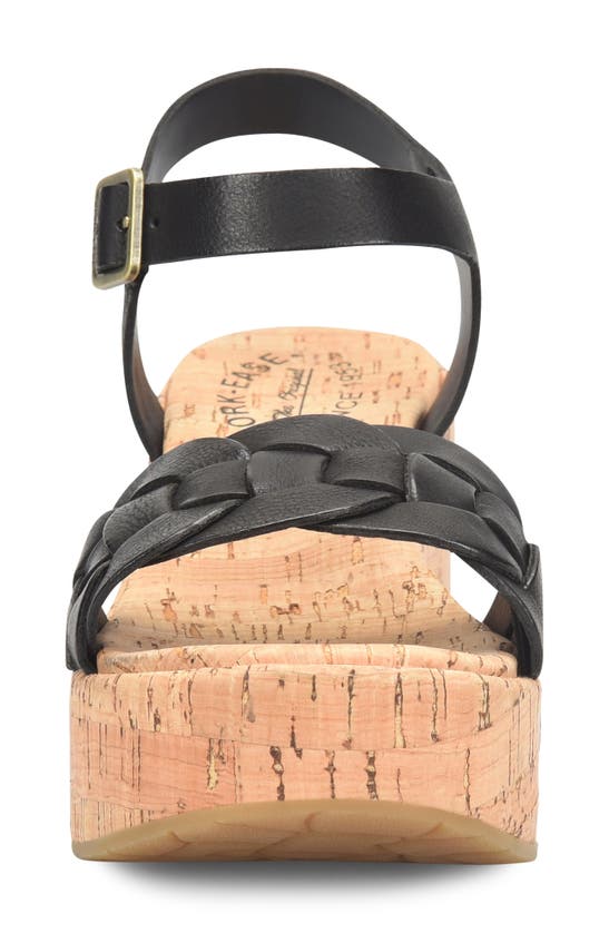 Korkease Tatiana Ankle Strap Platform Sandal In Black F/ G ModeSens