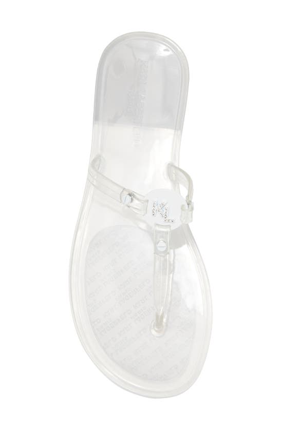 Shop Karl Lagerfeld Paris Wylda Clear Sandal
