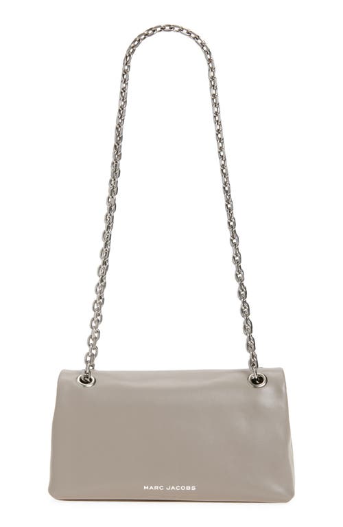 Shop Marc Jacobs The Dual Chain Leather Wallet On A Chain In Cement