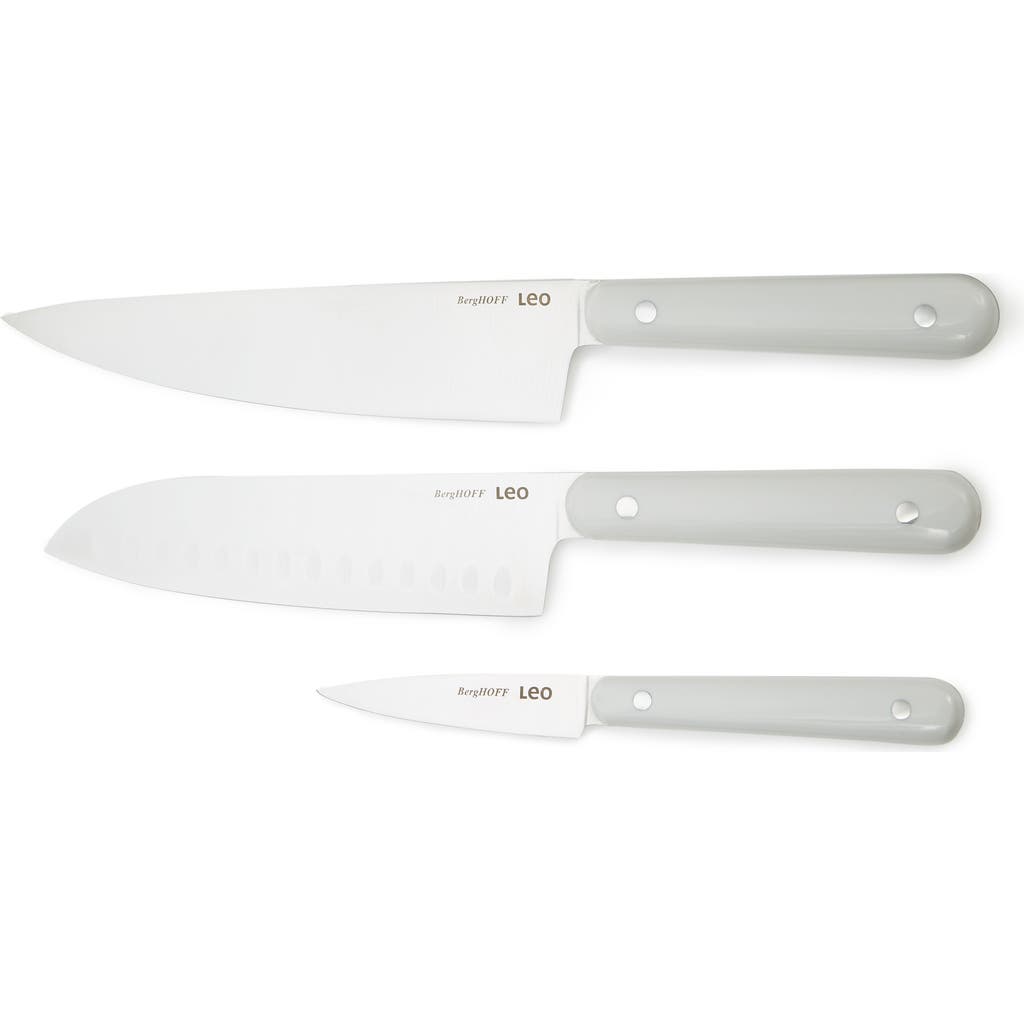 Berghoff Leo Spirit 3-piece Knife Set In Spirit