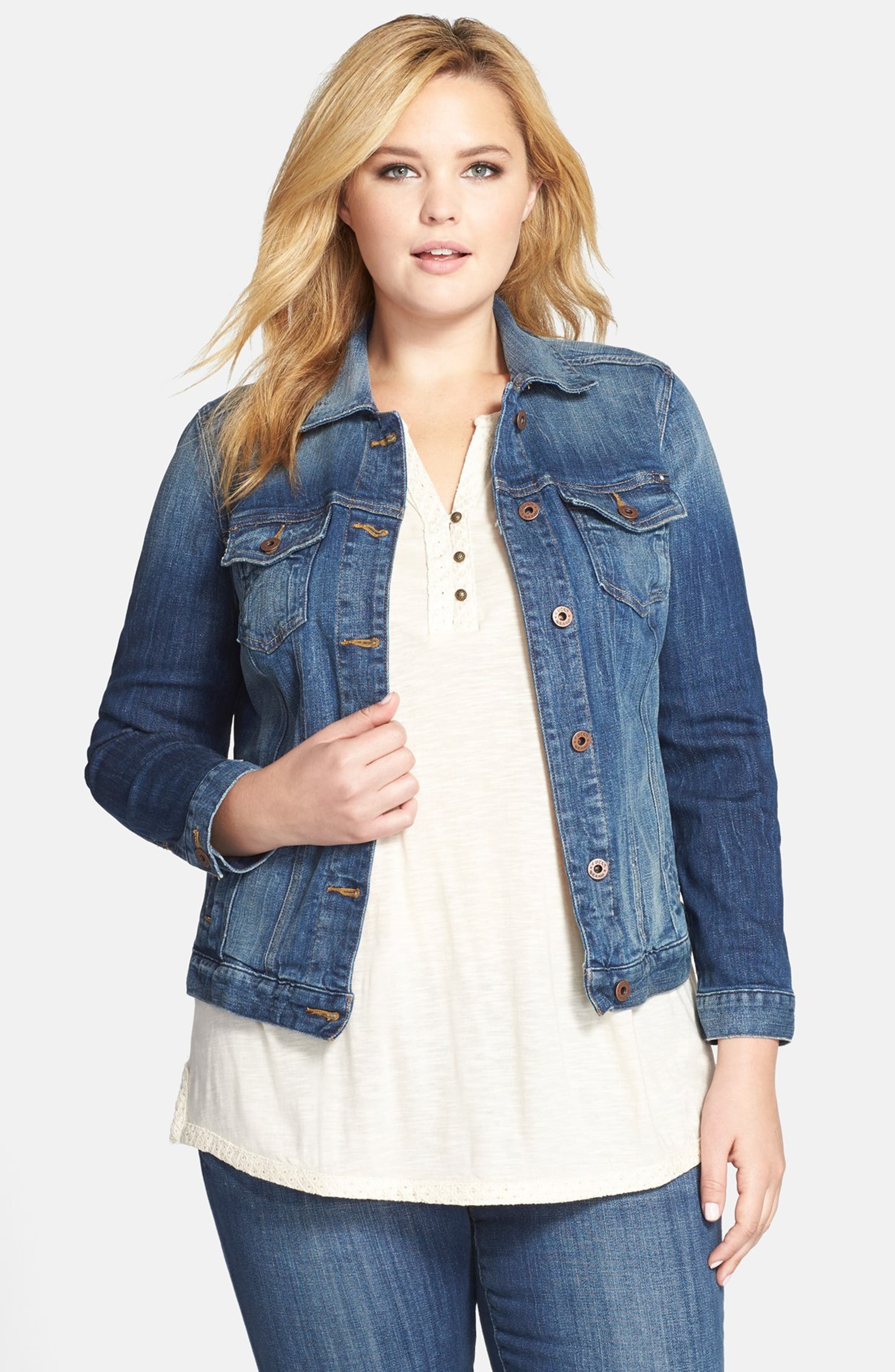 Lucky Brand Denim Jacket (Plus Size) | Nordstrom