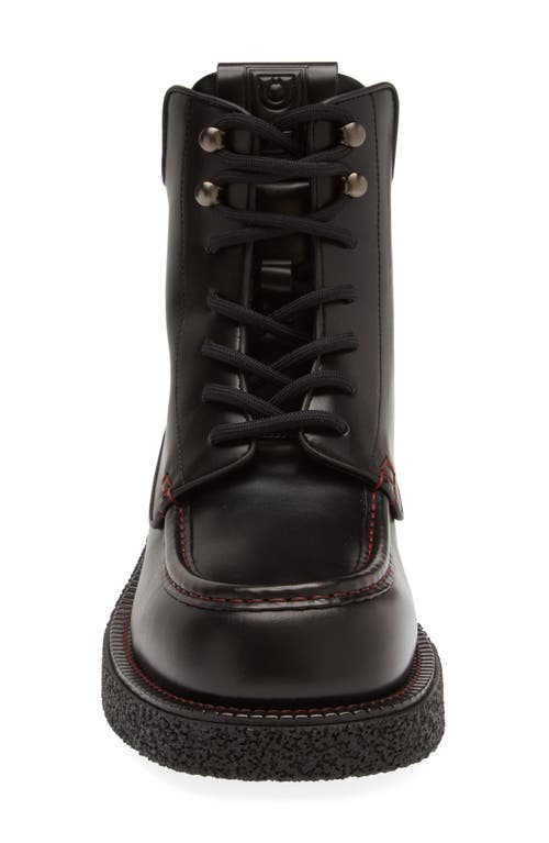 Ferragamo Colorado Lace-up Boot In Nero Nero Nero