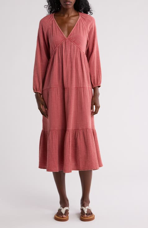 Dream Organic Cotton Gauze Midi Dress