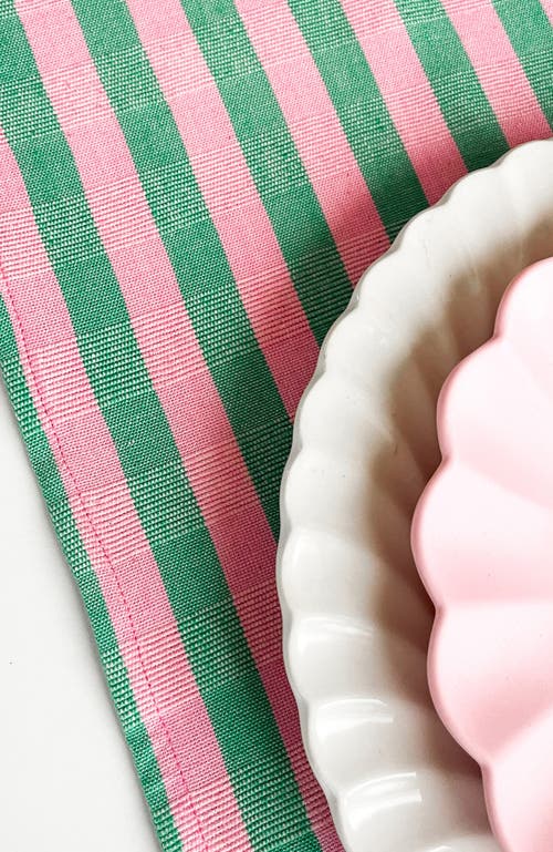 ARCHIVE NEW YORK ARCHIVE NEW YORK HANDWOVEN COLORFUL STRIPED COTTON PLACEMATS, SET OF 4 