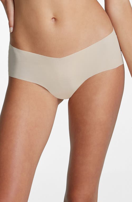 Invisible Rib Tanga in Beige