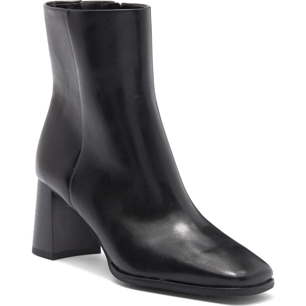 Nordstrom Rack Normandy Block Heel Bootie In Black