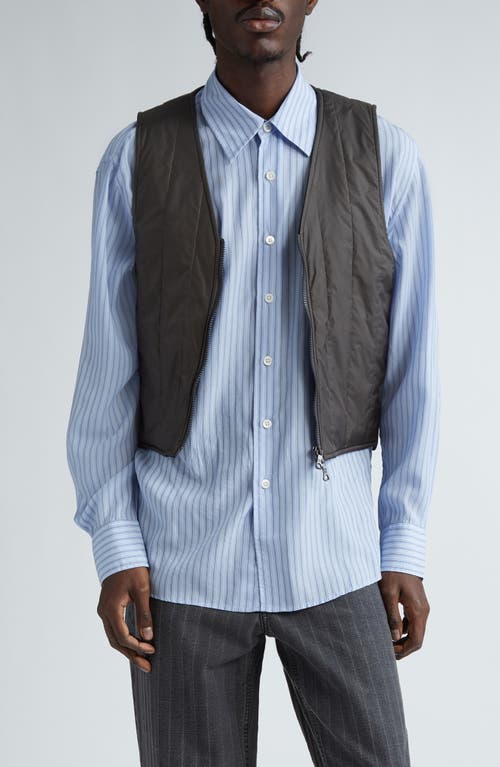 OUR LEGACY Aero Quilted Water Repellent Vest Oxidized Grey Nylon at Nordstrom, Us