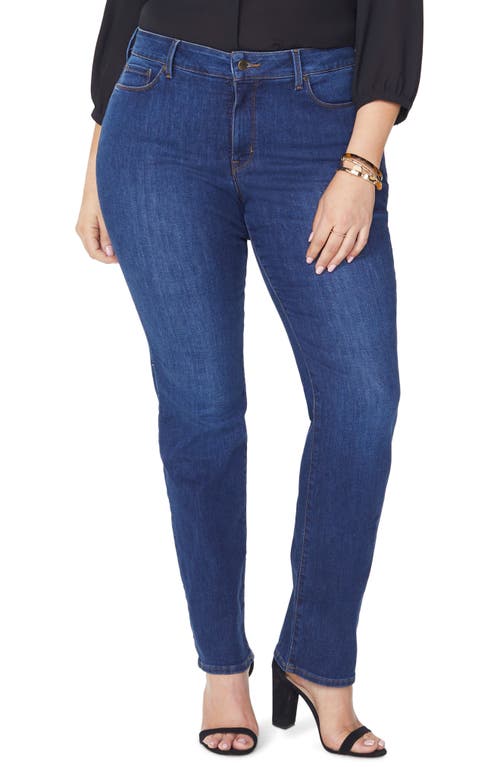 NYDJ Marilyn High Rise Straight Leg Jeans in Cooper