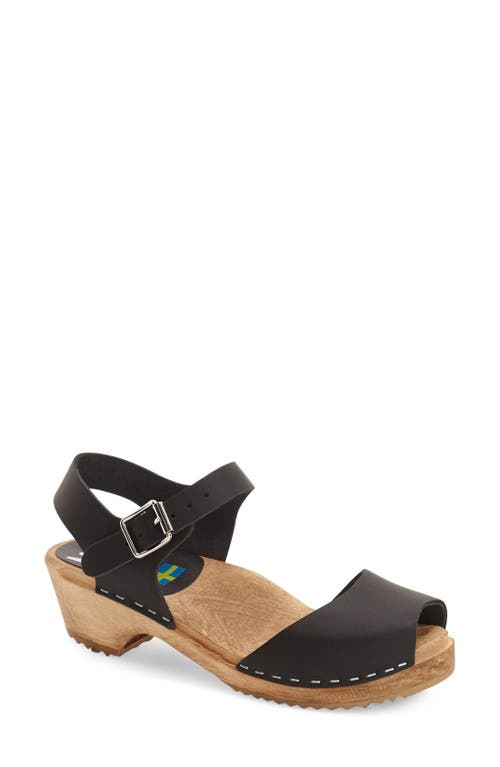 MIA 'Anja' Clog Sandal Leather at Nordstrom,