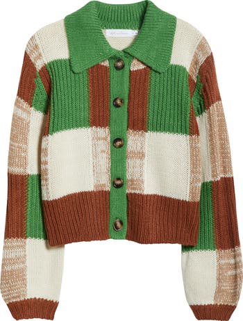 Color block cardigan sales nordstrom