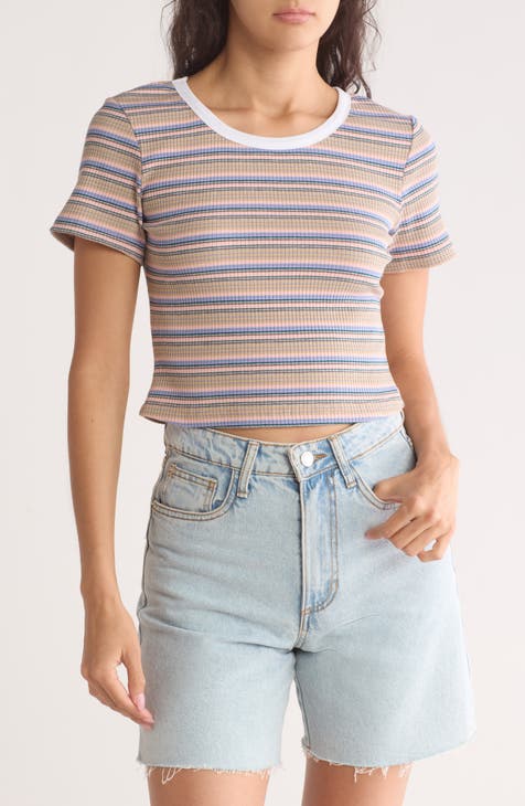 Ribbed Ringer T-Shirt