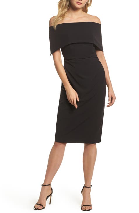 black off the shoulder formal dress Long Prom Dresses, Black Off Shoulder Ev Color:Spa Black Ribbed Bodycon Short amazon_color:Black