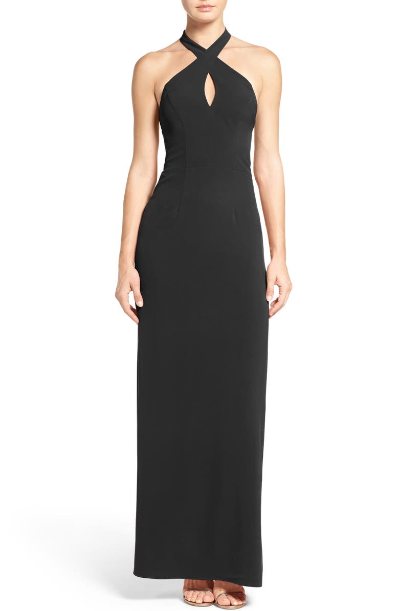Ali & Jay Cutout Halter Gown | Nordstrom