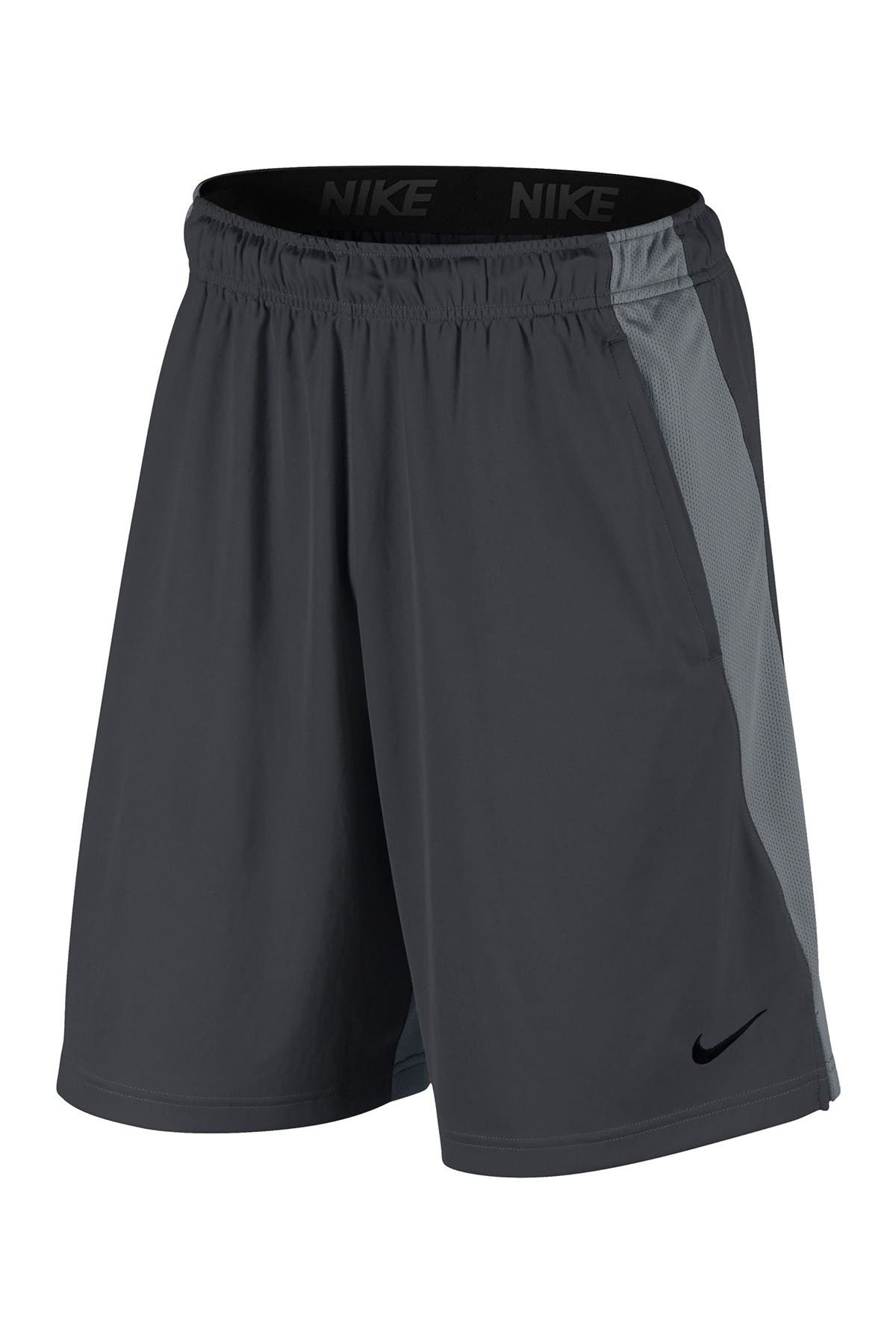 nike hybrid shorts grey
