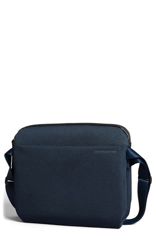 Recycled Polyester Messenger Bag in Navy