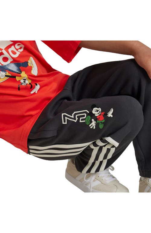 Shop Adidas Originals Adidas X Disney Kids' Mickey Mouse Sweatpants In Carbon/off White