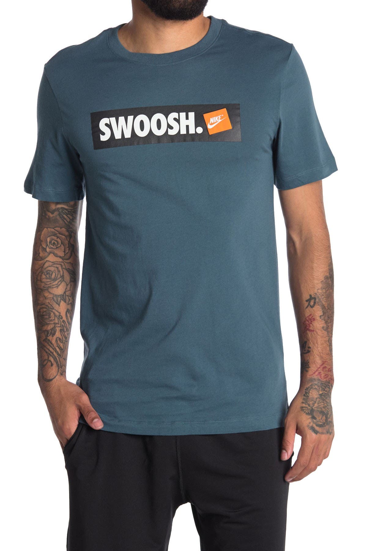 nike sweatpants and shirt
