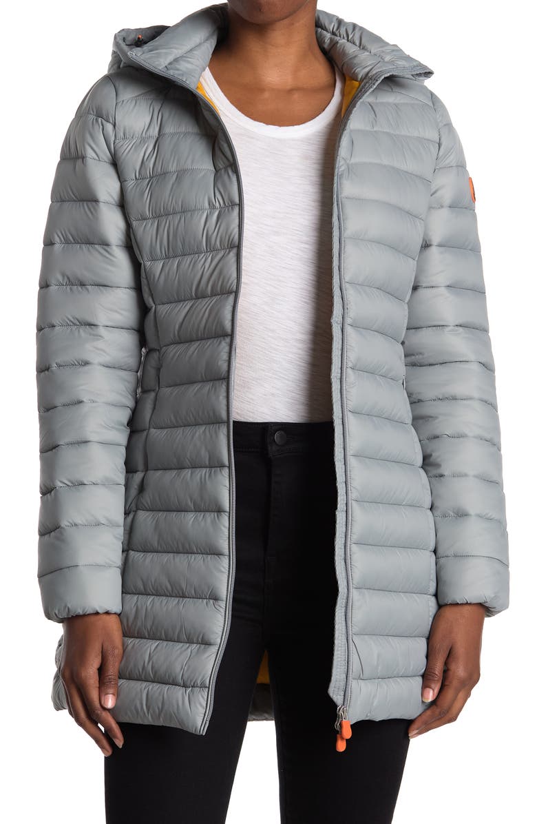 SAVE THE DUCK Giga Midweight Jacket, Main, color, 1182 SHARK GREY