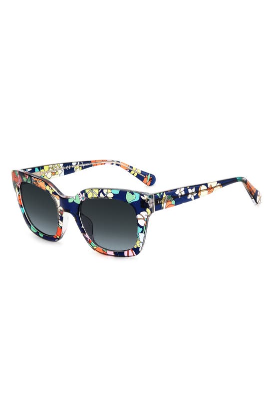 KATE SPADE KATE SPADE NEW YORK CAMRYNS 50MM GRADIENT POLARIZED SQUARE SUNGLASSES