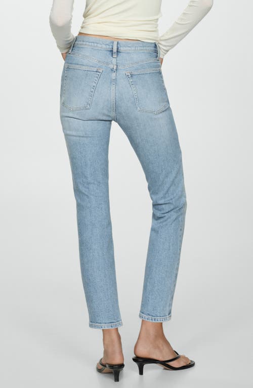 MANGO MANGO CLAUDIA CROP SLIM FIT JEANS 