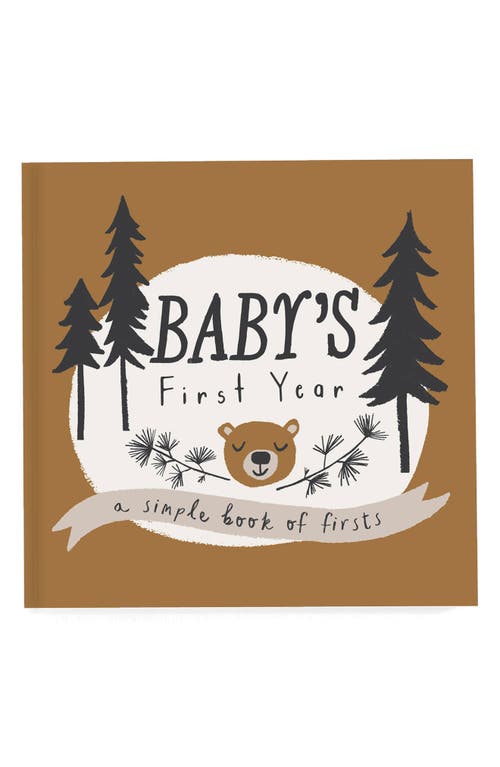 Lucy Darling 'Baby's First Year' Little Camper Memory Book in Multi at Nordstrom