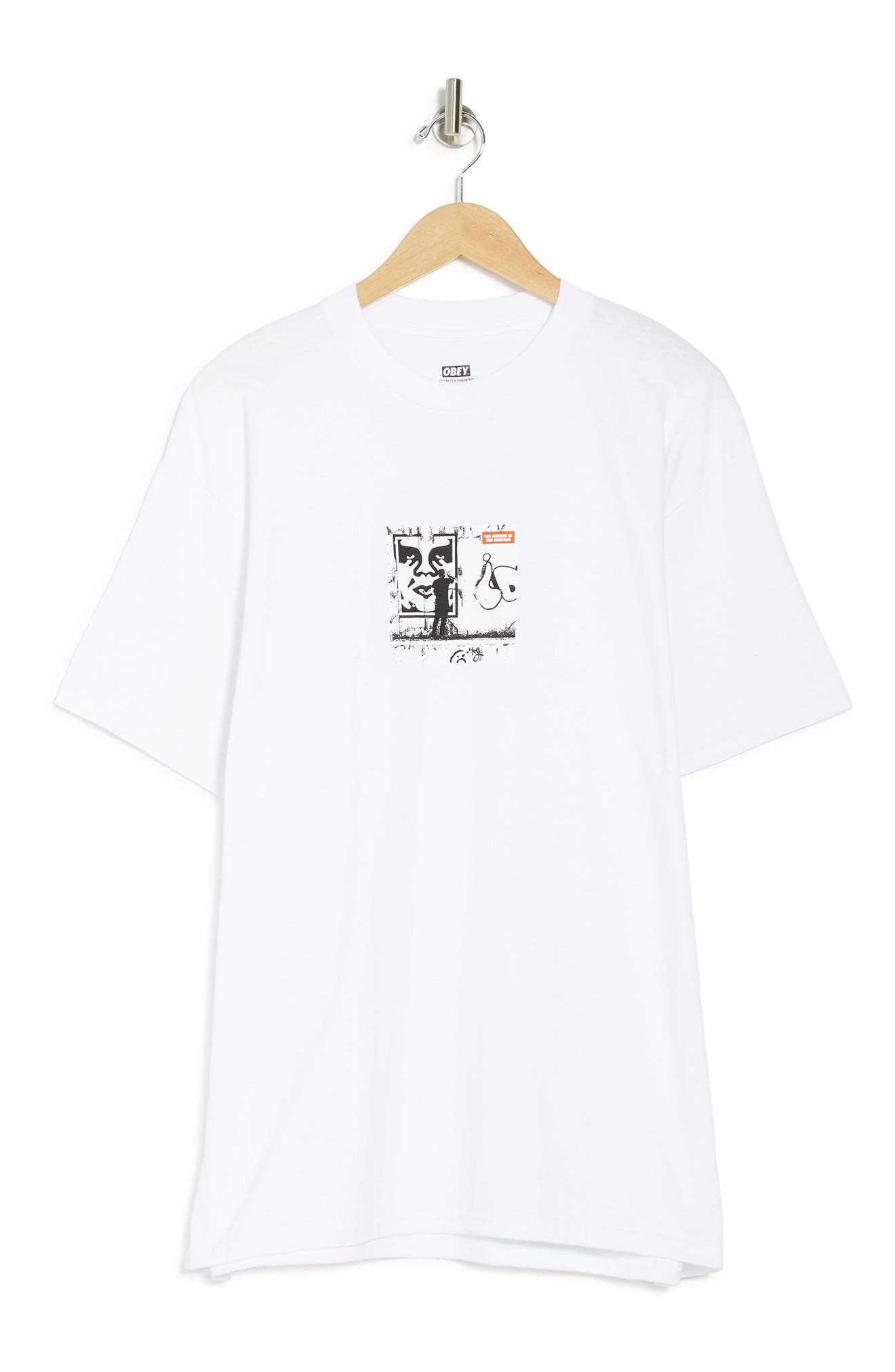 Obey The Medium Is The Message T-shirt In White