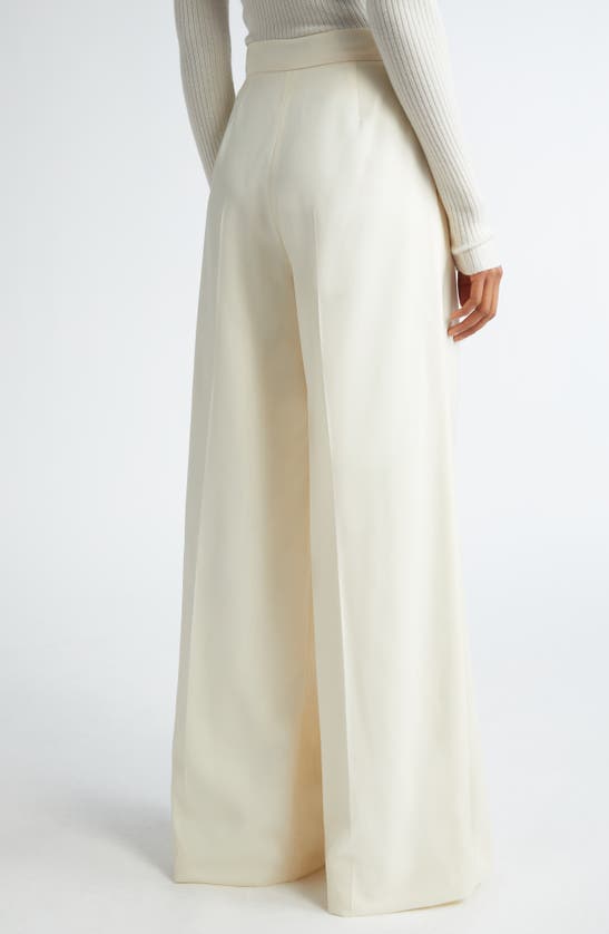 MAX MARA MAX MARA PIOMO VIRGIN WOOL WIDE LEG PANTS
