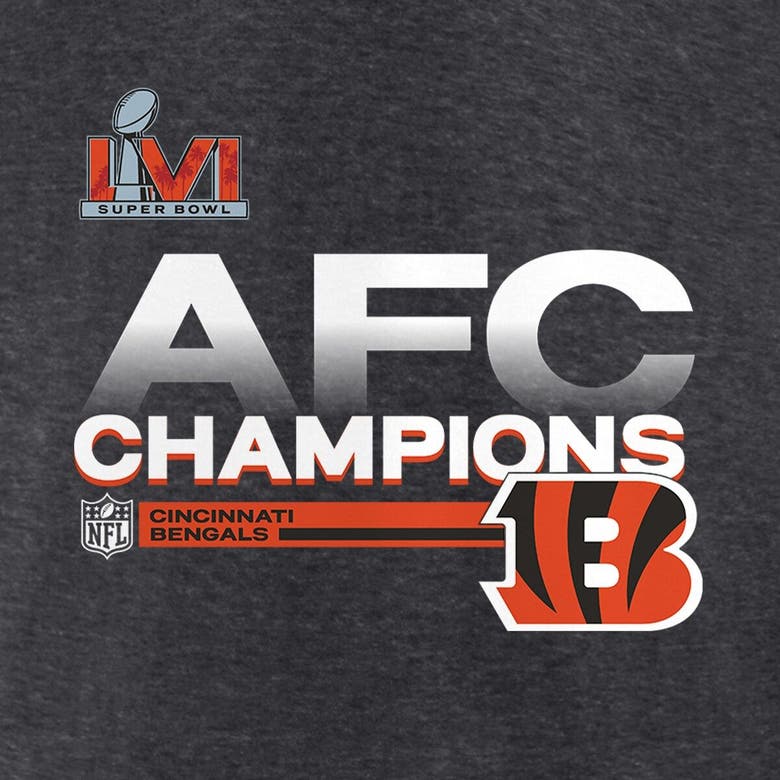 Cincinnati Bengals AFC Champions Locker Room Trophy Collection Dark Heather  Sweatshirt - Bluefink