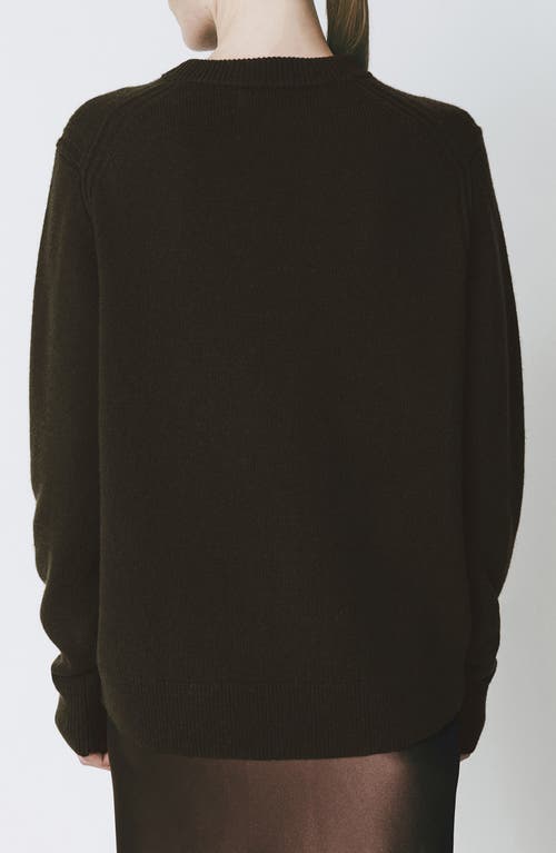 Shop Rue Sophie Villette Wool & Cashmere Sweater In Russet