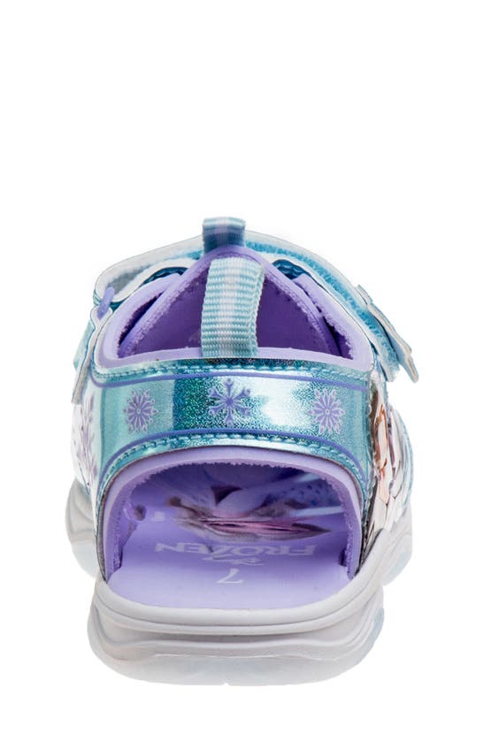 Shop Josmo Kids' Frozen Sport Sandal In Light Blue Lilac