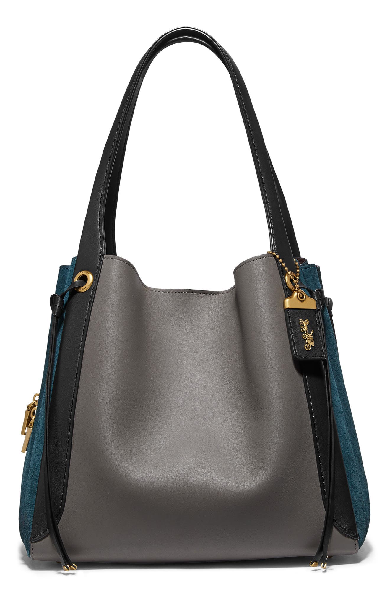 coach harmony hobo in colorblock