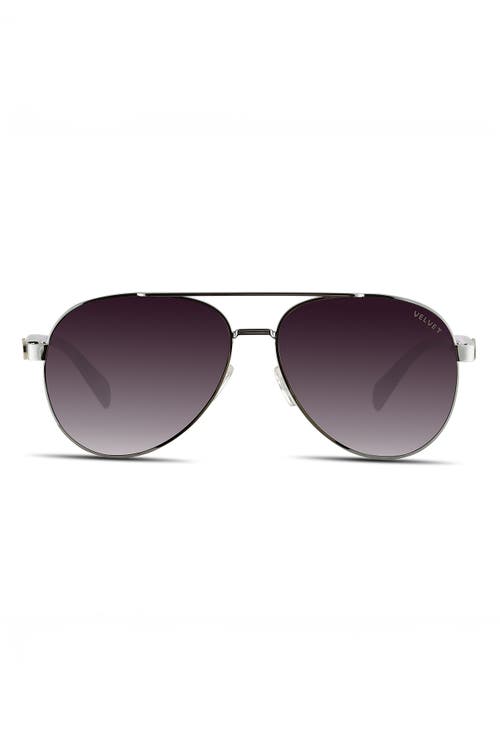 Shop Velvet Eyewear Bonnie Sunglasses In Silver