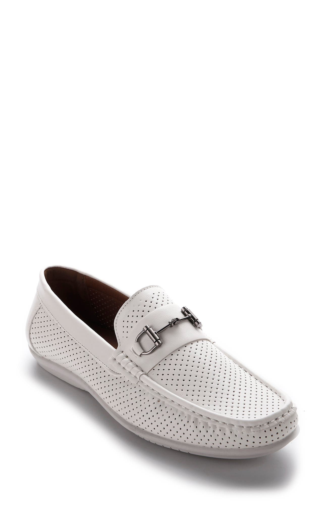 mens slip on white