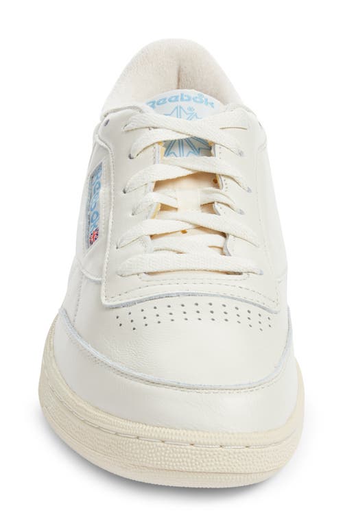 Shop Reebok Club C 85 Vintage Sneaker In Chalk/alabaster/essential Bl