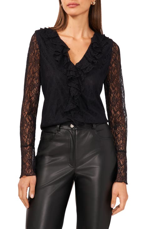 Ruffle Lace Blouse