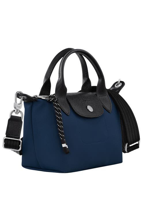 Shop Longchamp Le Pliage Small Crossbody Bag In Navy